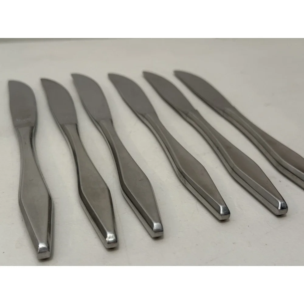 Lot of 6 Vintage Montgomery Ward Stainless Japan 9